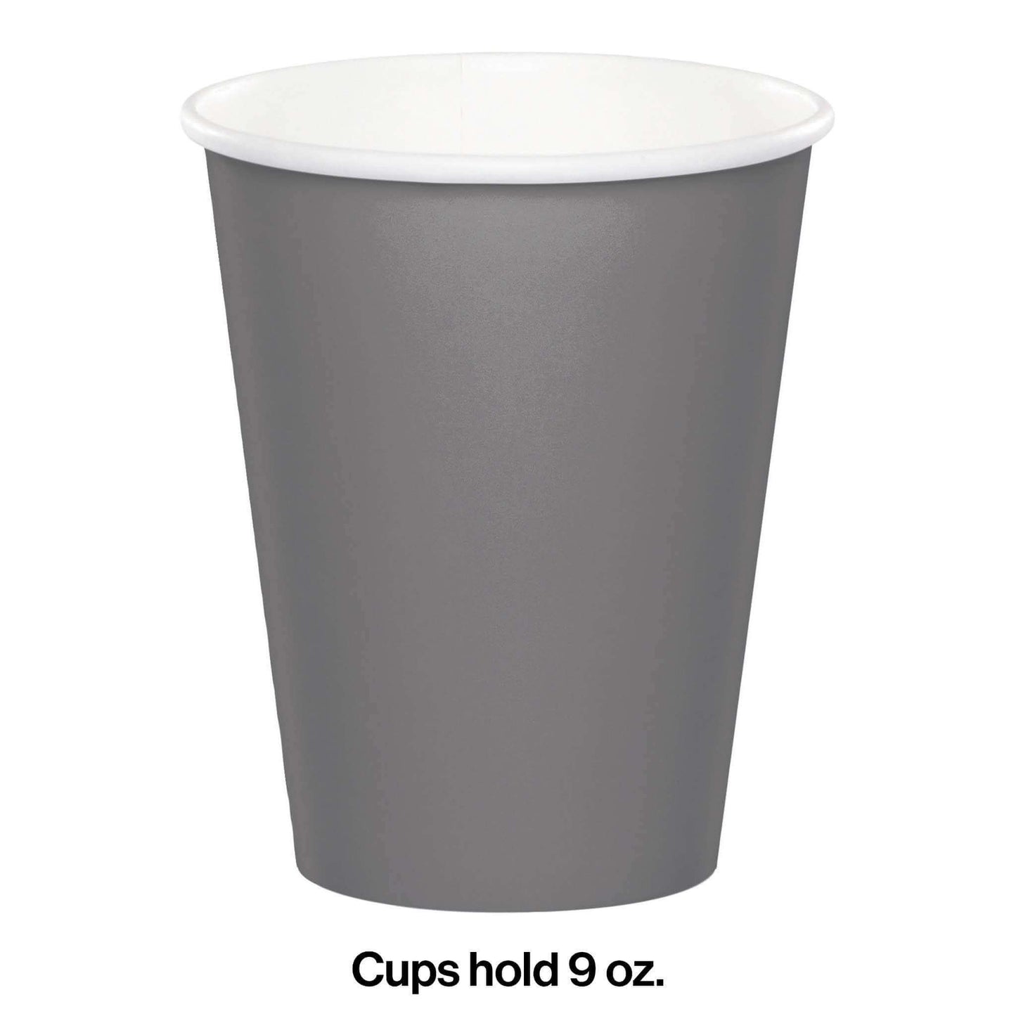 Glamour Grey Paper Cups 270ML - 24PC