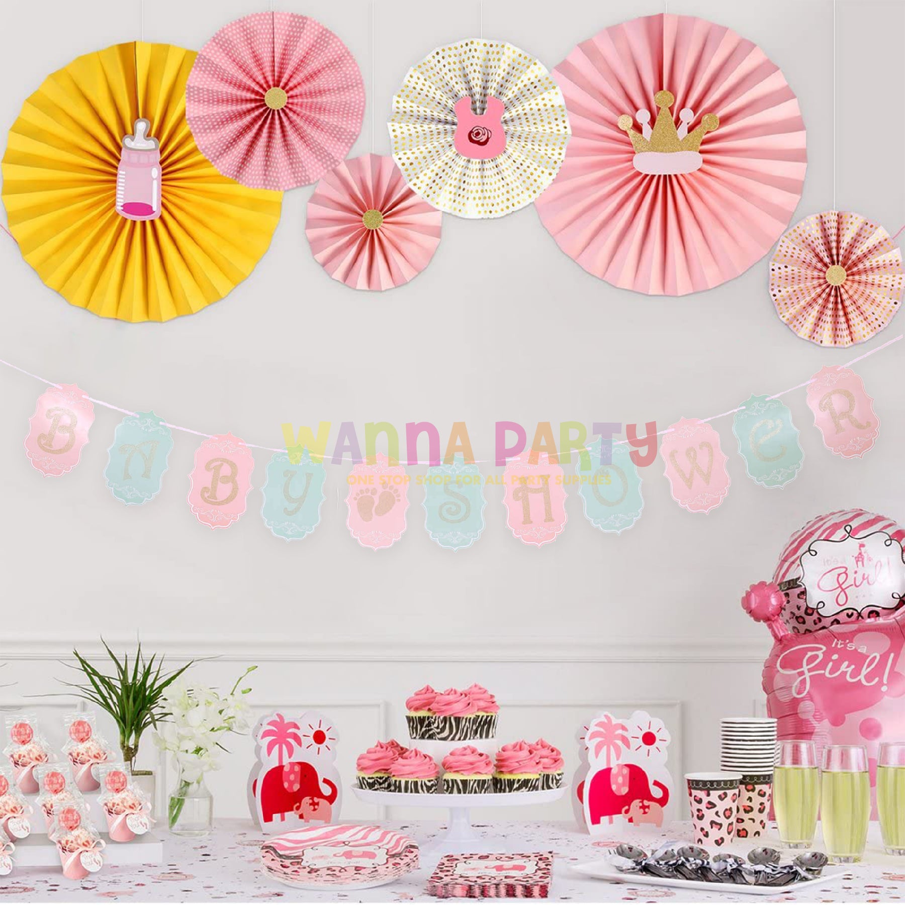 Glitter Baby Shower Banner - 10FT