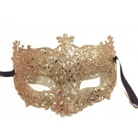 Glitter Fashion Eye Mask Rose Gold - 1PC