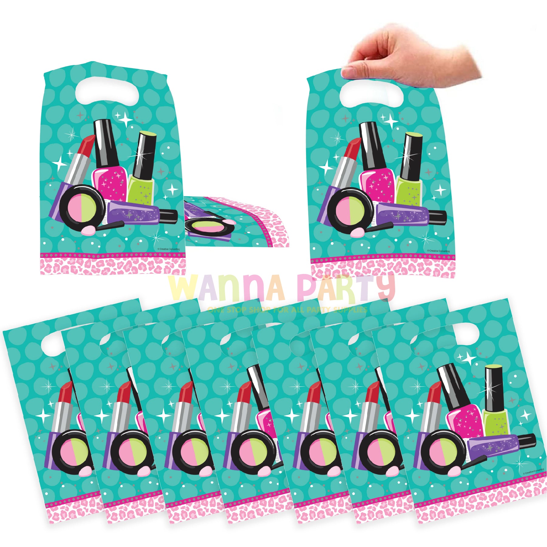 Glitzy Girl Loot Bags - 8PC