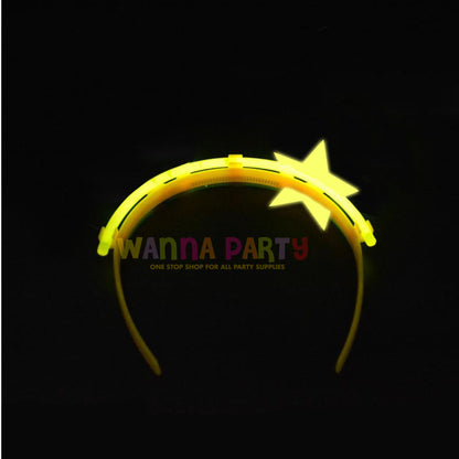 Glow In The Dark Star Headband-1PC