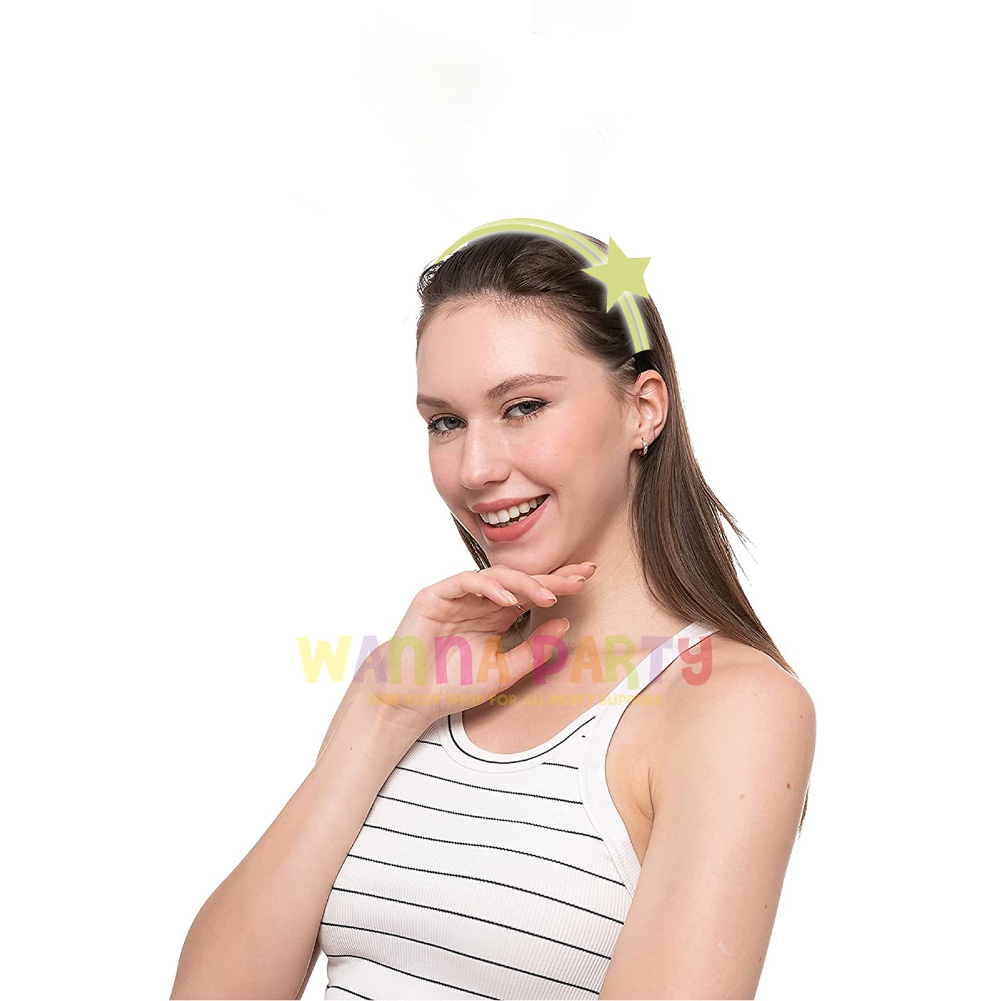 Glow In The Dark Star Headband-1PC