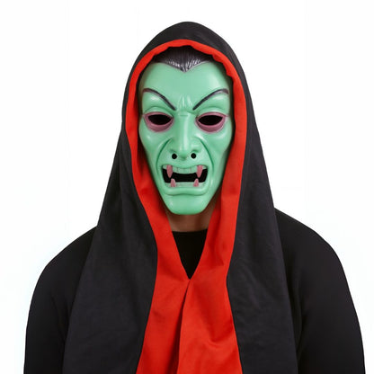 Devil Mask Glow In The Dark w/ Red Fangs for Cosplay/ Halloween/ Theme Party - 1PC