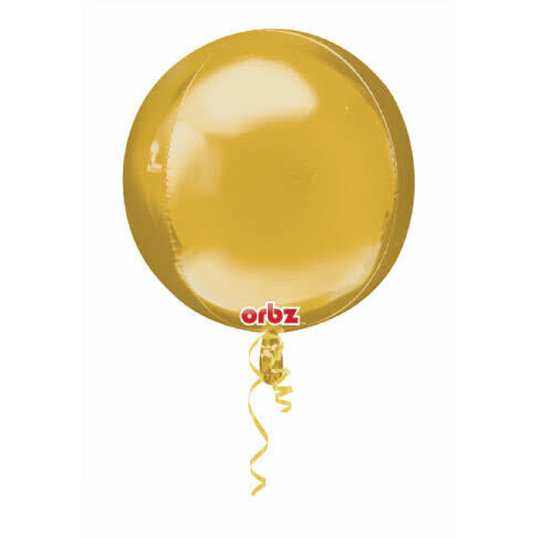 Orbz Jumbo  Gold Balloon 21"