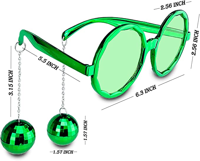 Disco Ball Shades Green-1PC