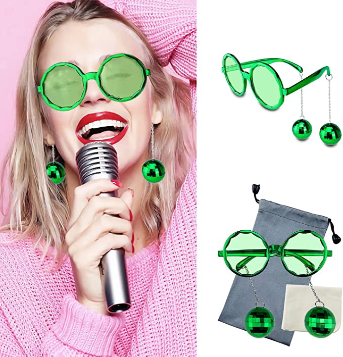 Disco Ball Shades Green-1PC