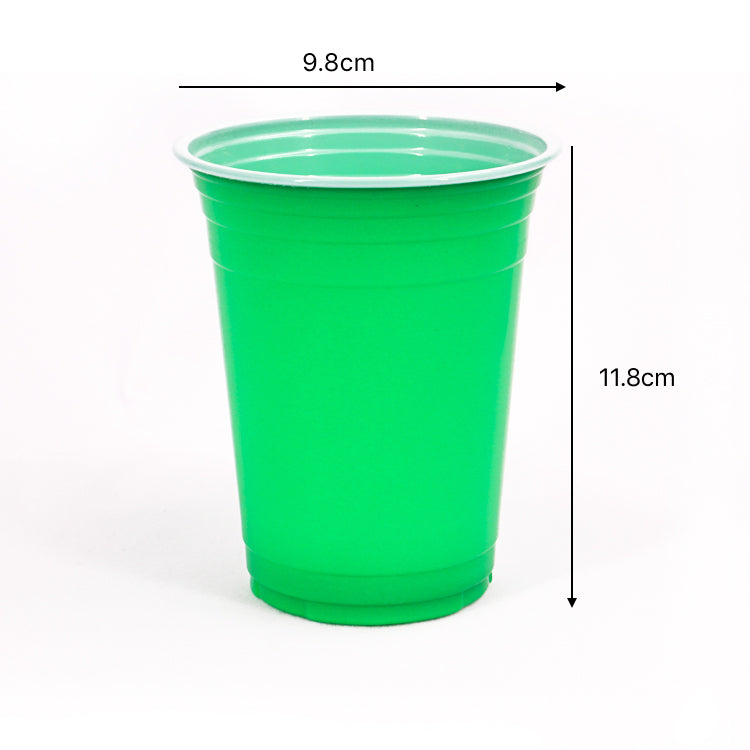 Beer Pong Cups Green - 20PC