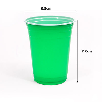 Beer Pong Cups Green - 20PC