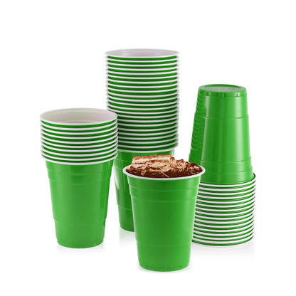 Beer Pong Cups Green - 20PC