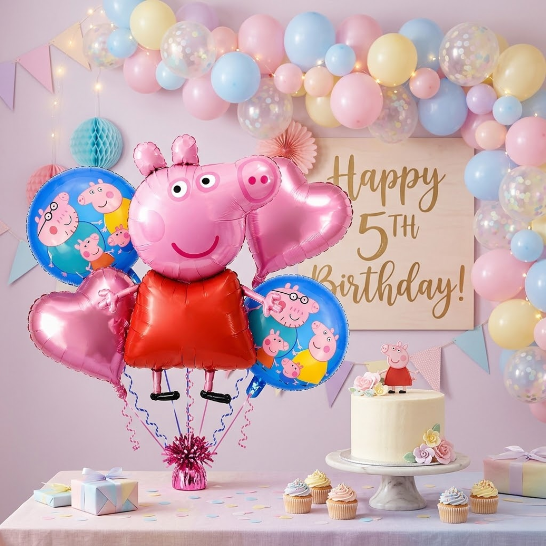 Peppa Pig Balloon Set - 5PC