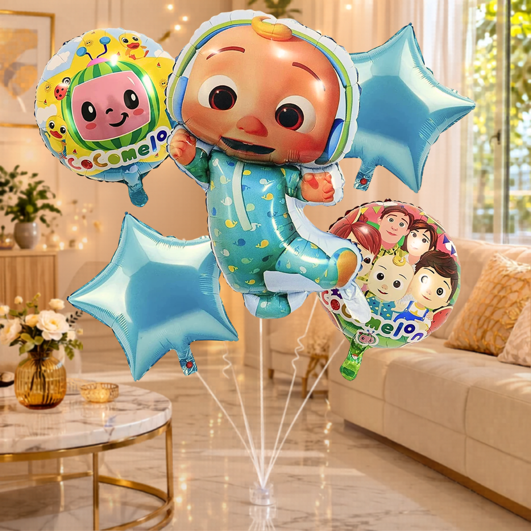 Coco Melon Kids Cartoon Theme Balloon Set of 5