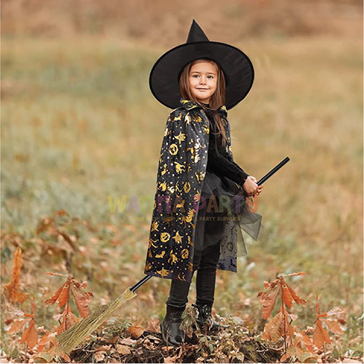 Halloween Cape Gold Kids