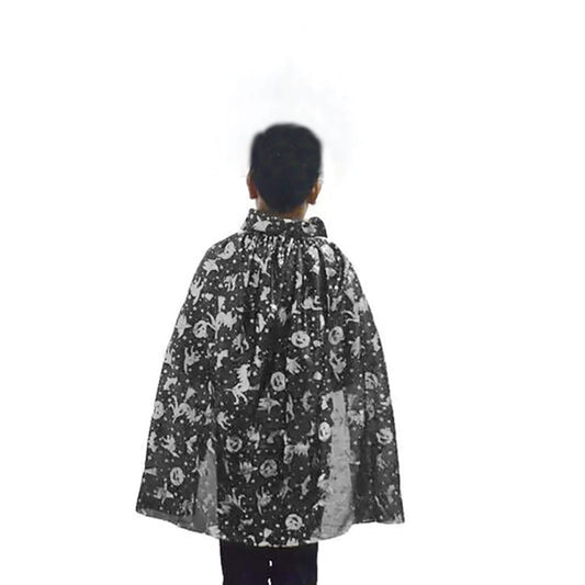 Halloween Cape Silver for Kids