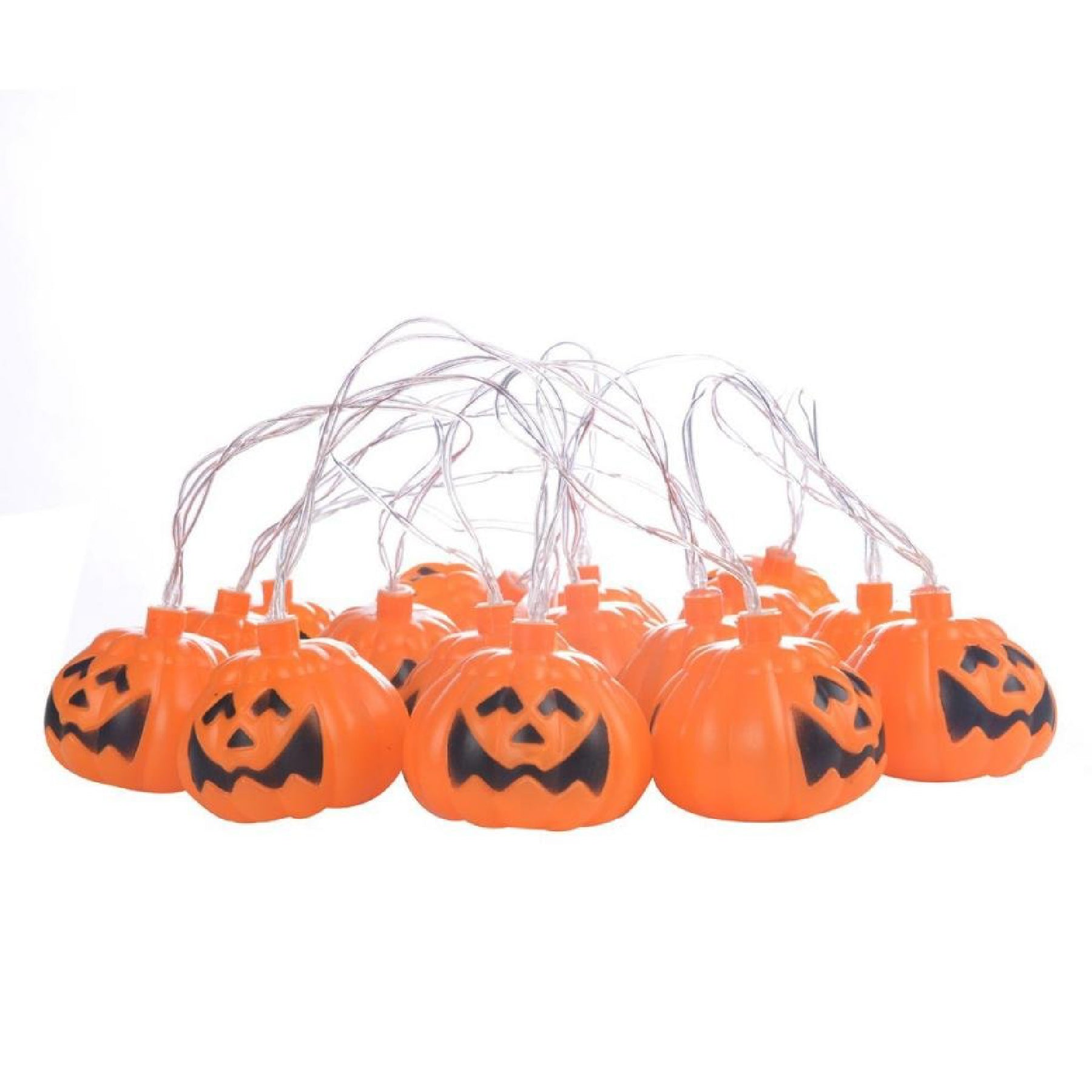 Halloween Pumpkin Light Up Garland - 16PC