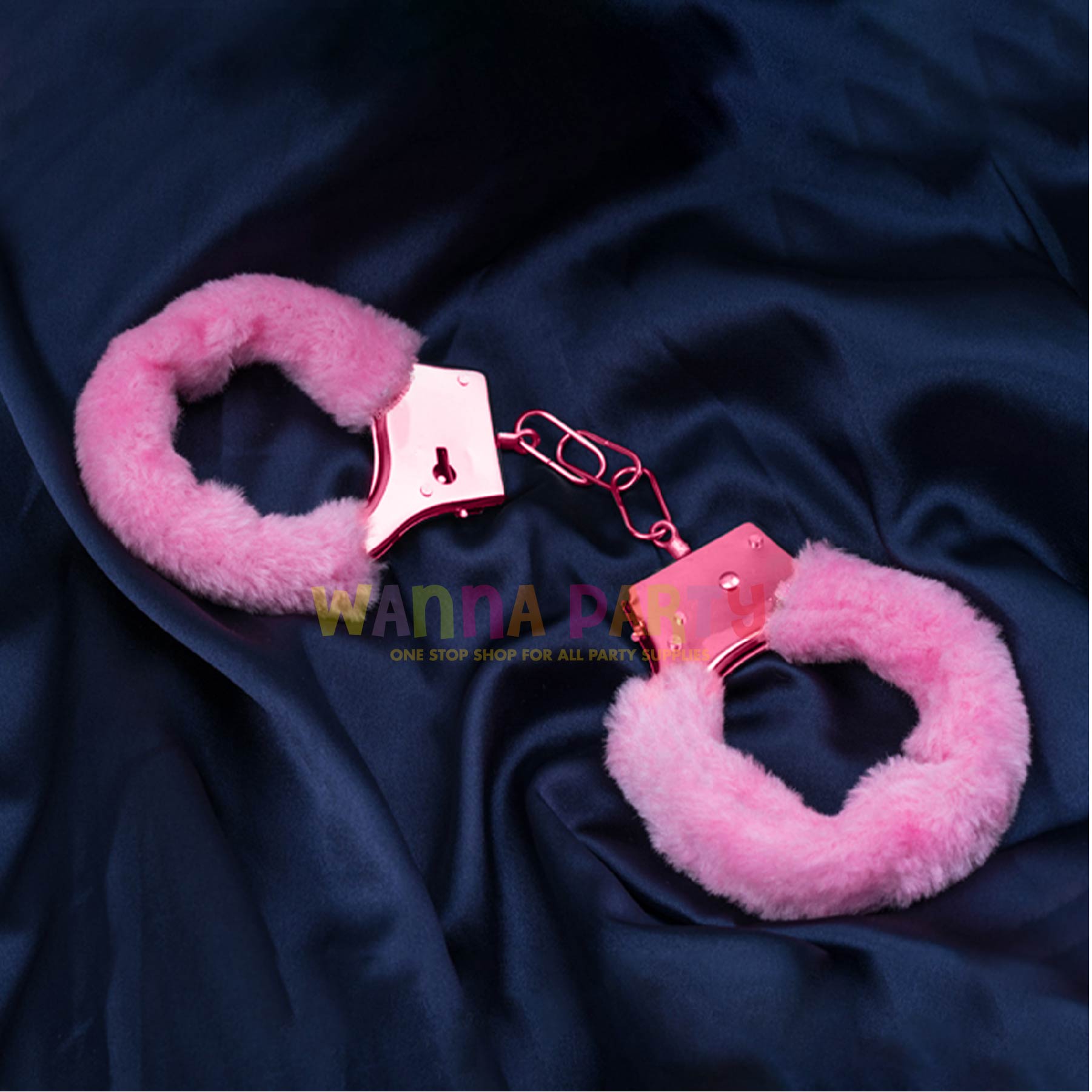 Hen Party Hand Cuffs Light Pink