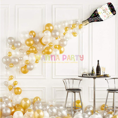 Happy Birthday Gold Fabulous Balloon 18"