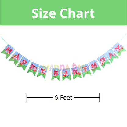 Happy Birthday Peppa Pig Bunting Banner