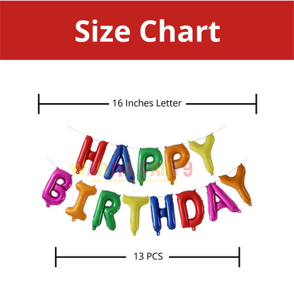 Happy Birthday Letters Balloon