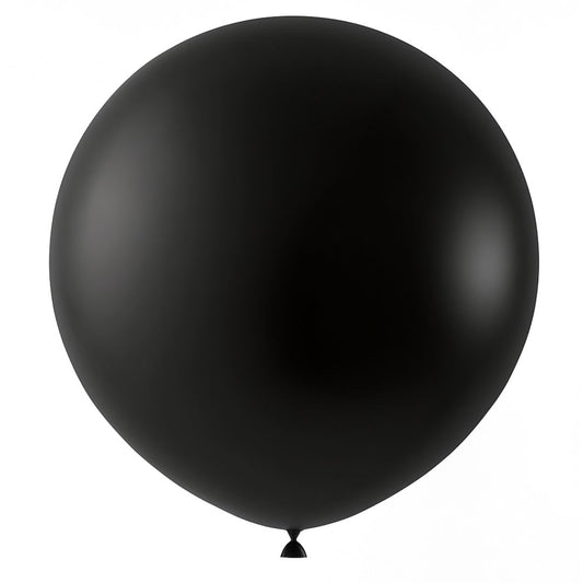 Black Giant Bladder Balloon - 36 inches - Helium Quality - 1PC