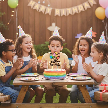 Happy Birthday Balloons Topper