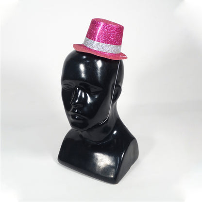 Hot Pink Round Small Top Hat