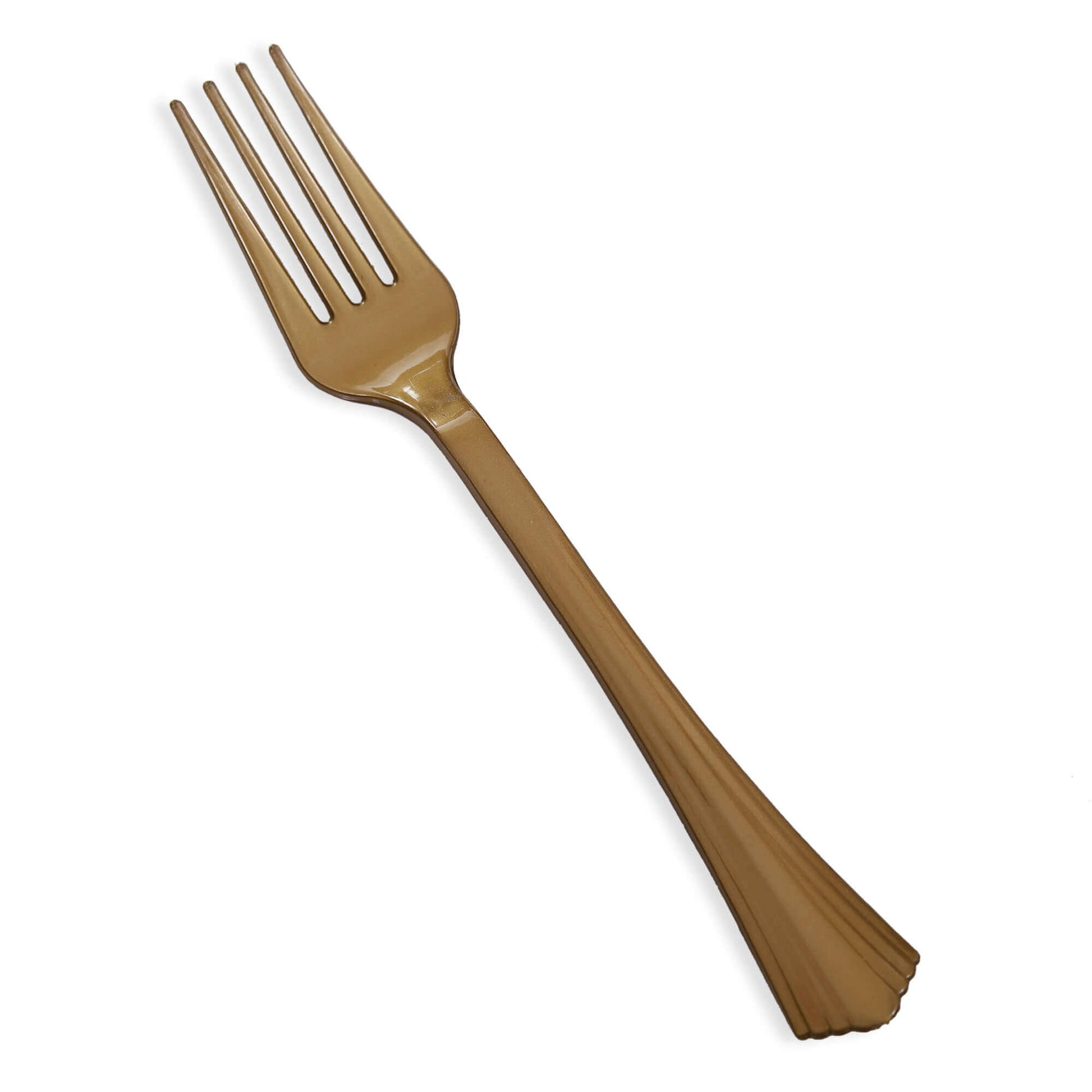 Metallic Golden Forks - 12PC