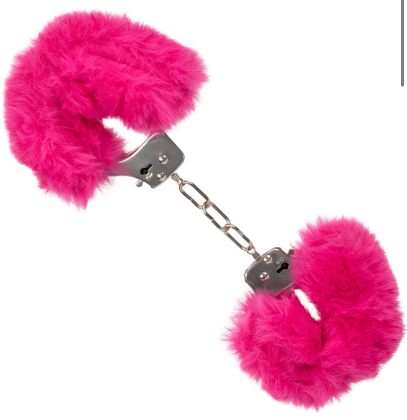 Hen Party Hand Cuffs Hot Pink- 1PC