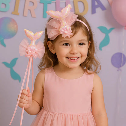 Mermaid Pink Wand and Headset - 1PC