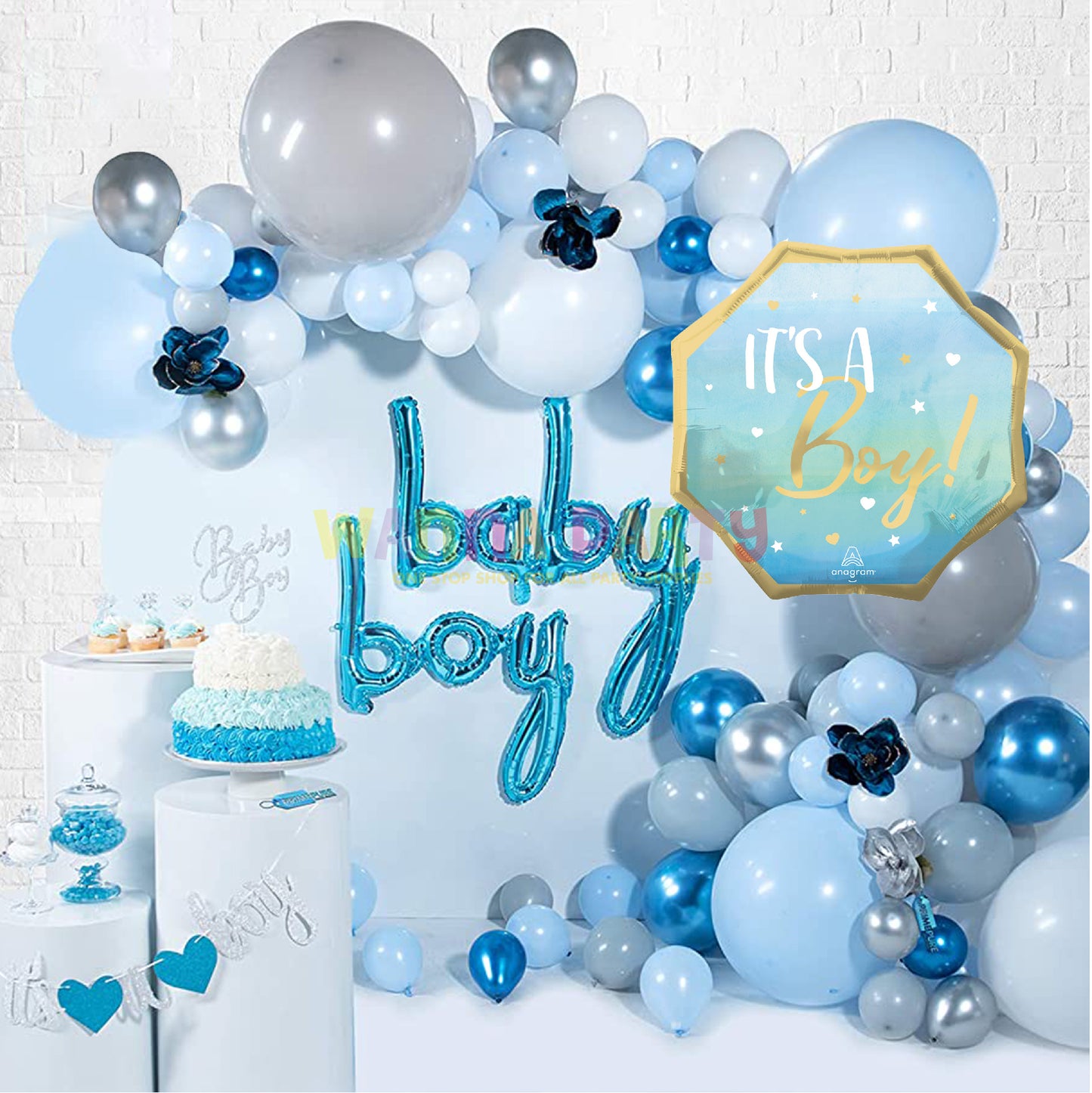 LRG SHP XL BLUE BABY IT'S A BOY