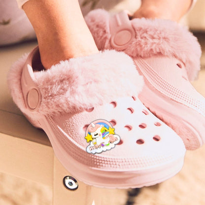 Unicorn shoe Spinning Charms- 2PC