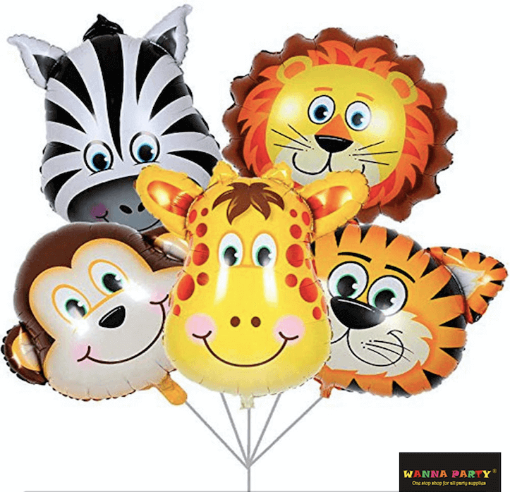 Jungle Animal Balloon Set