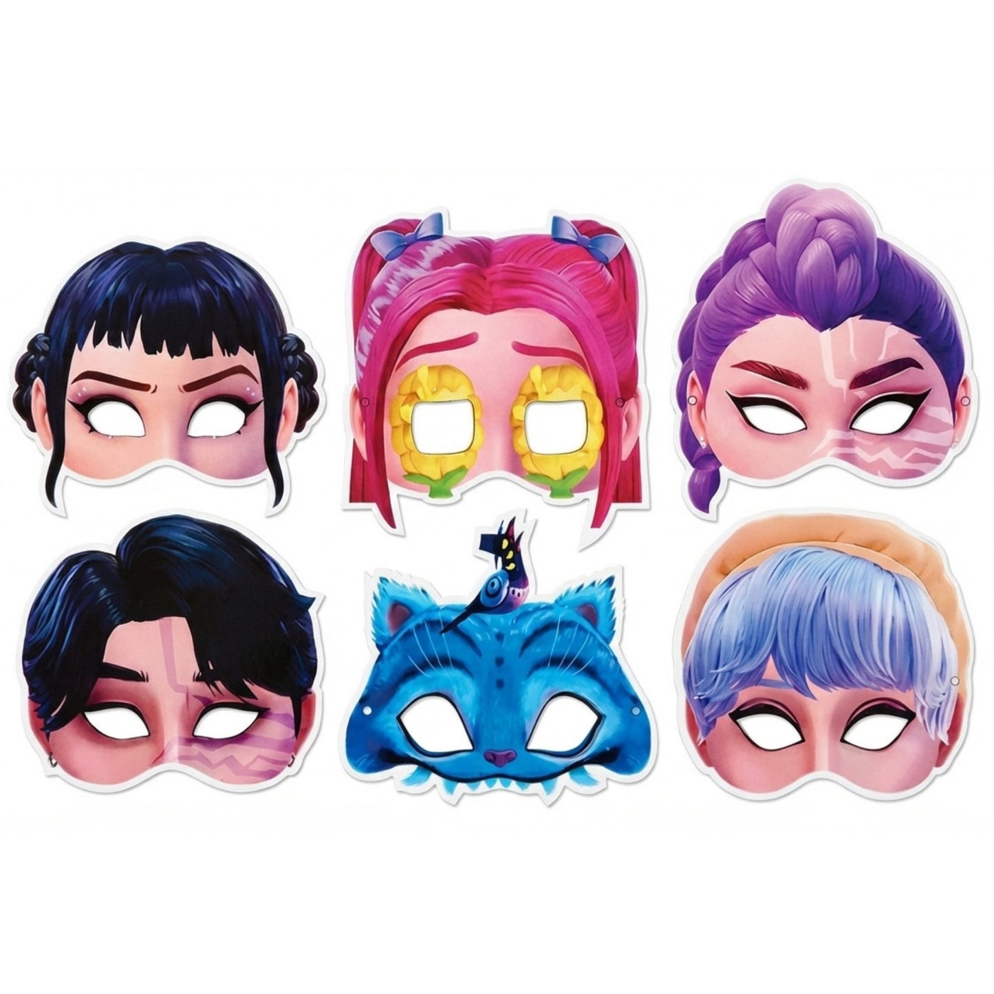 KPOP Demon Hunters Eye Masks - 6PC