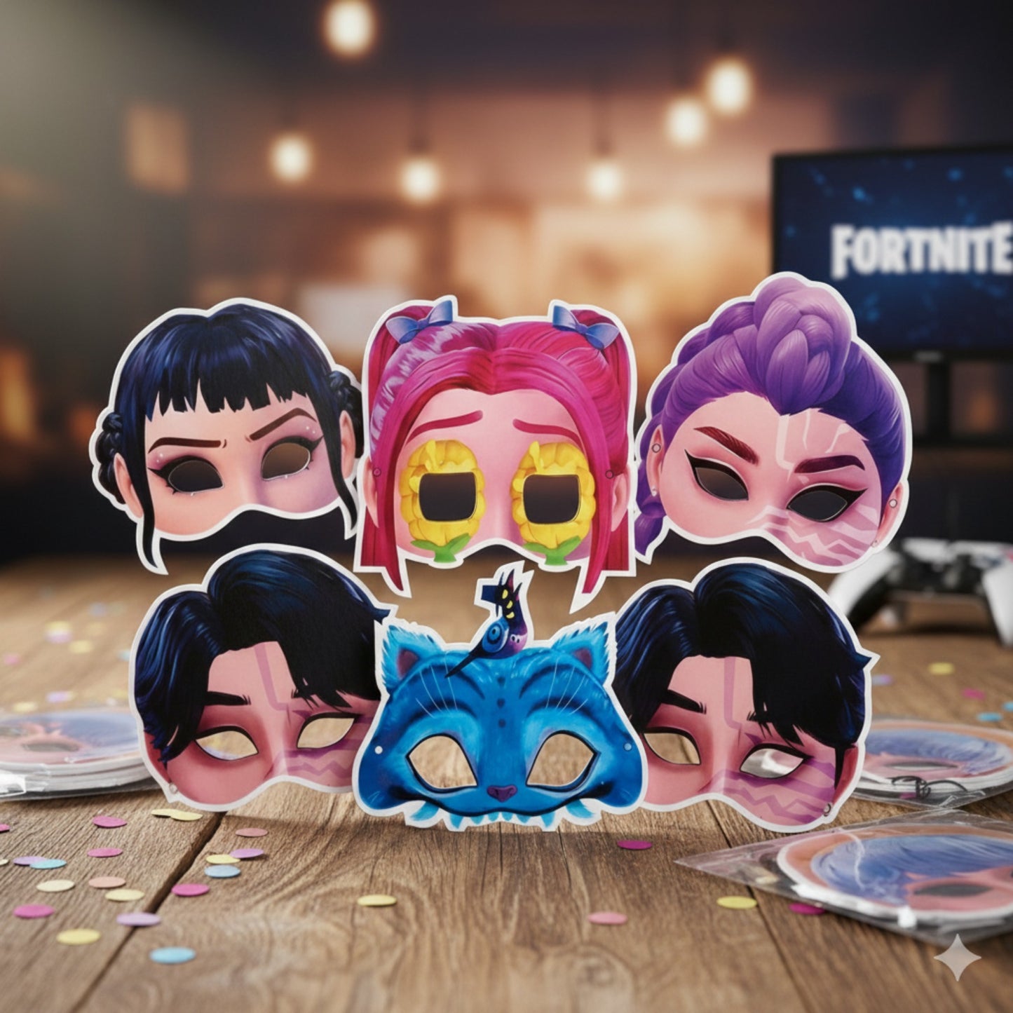 KPOP Demon Hunters Eye Masks - 6PC