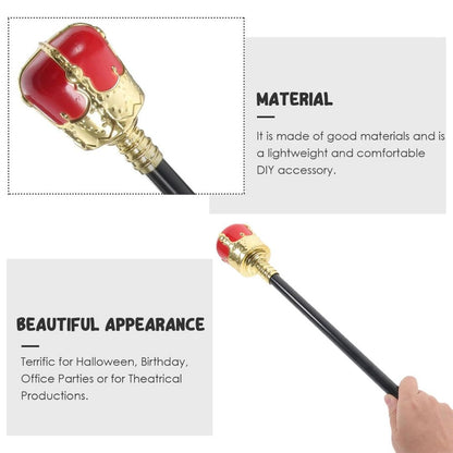 King Royal Sceptor Small Red & Gold - 1PC