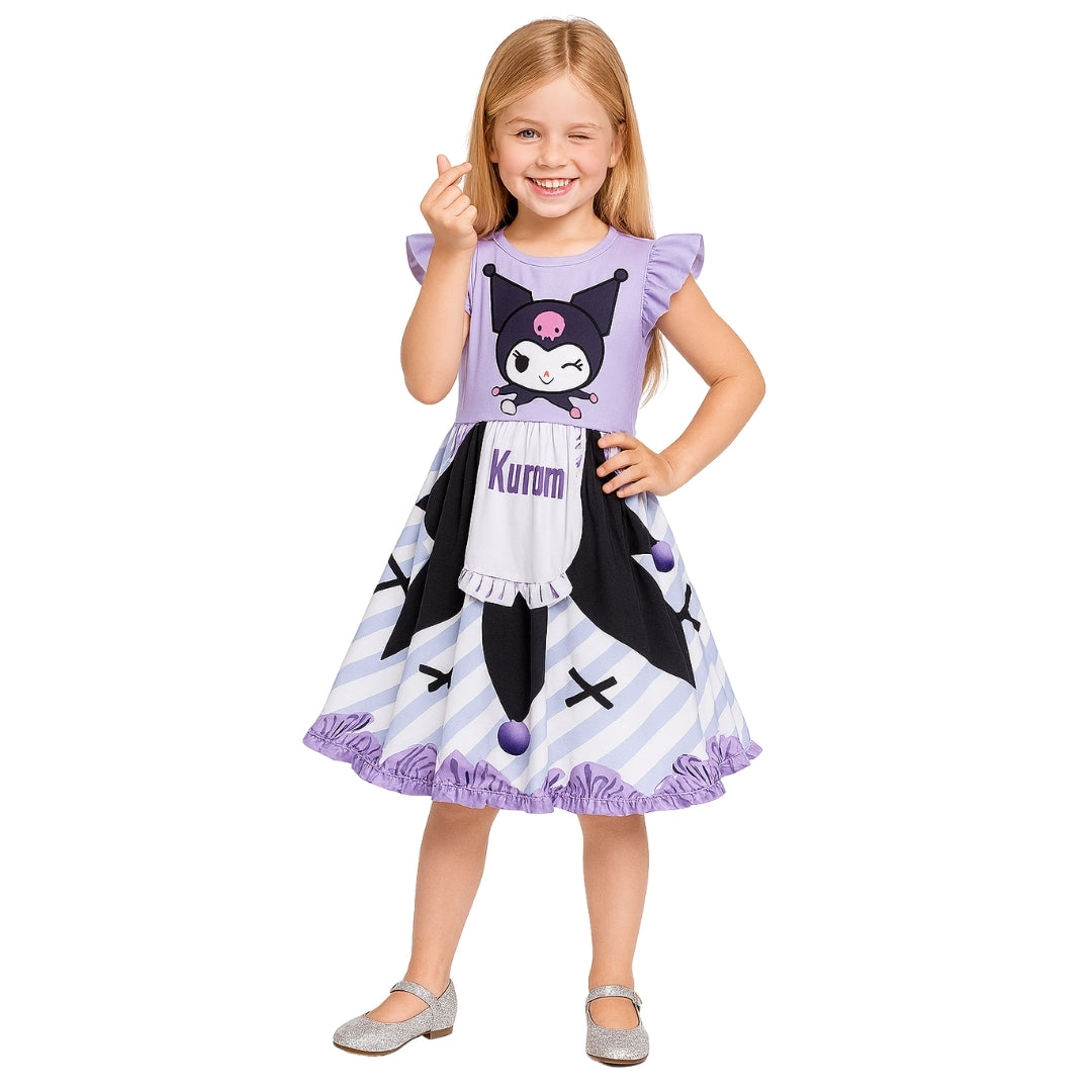 Sanrio Kuromi Costume from Hello Kitty for Kids Wanna Party Sanrio Kuromi Costume from Hello Kitty for Kids Wanna Party