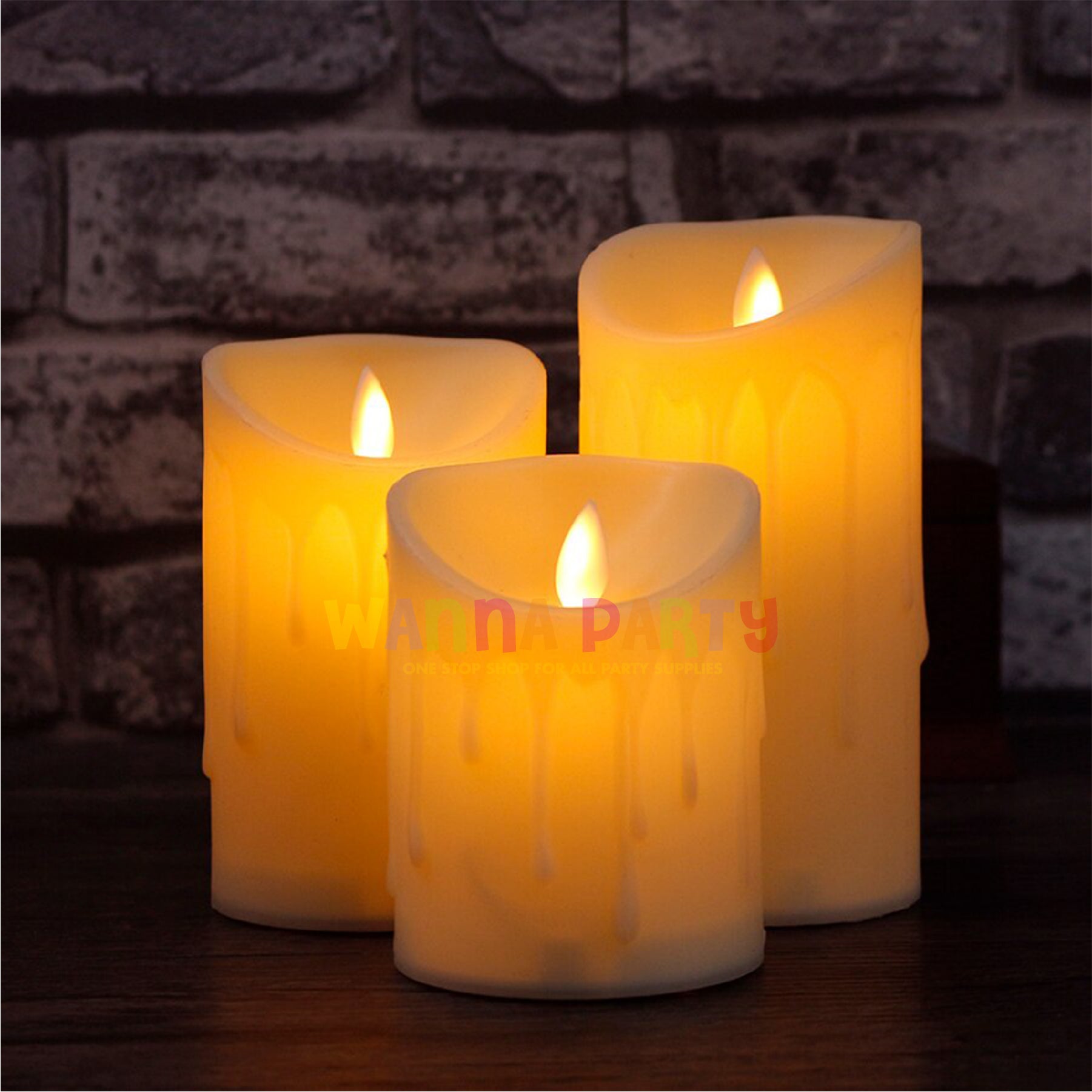 LED Flicker Candle 4"