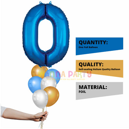 Large Shape No.0 Blue Balloon 26 - L26