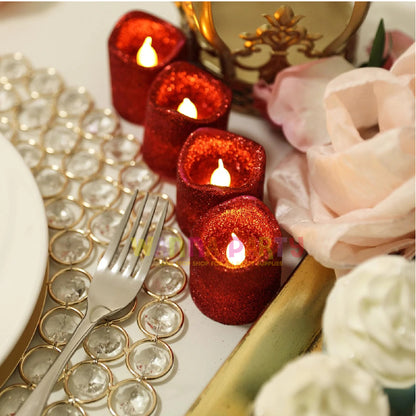 Led Small Glitter Candle-1PC