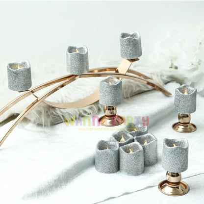 Led Small Glitter Candle-1PC