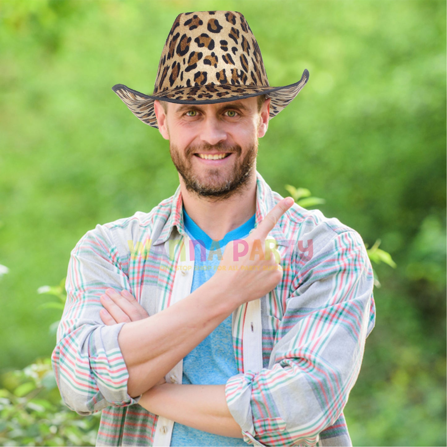 Leopard Print Cowboy Hats