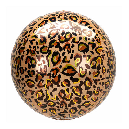 Leopard Print Orbz Balloon 16"