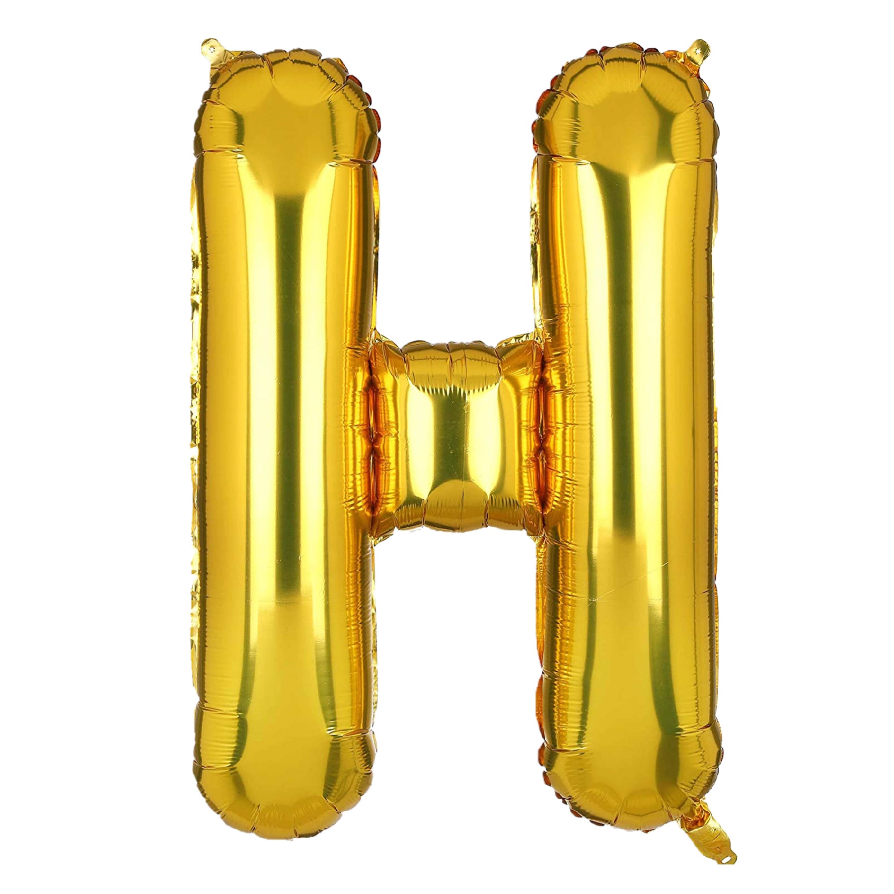 16" Letter H Golden Balloon