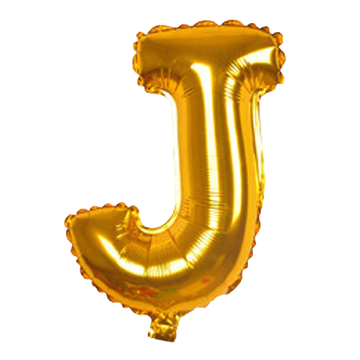 16" Letter J Golden Balloon