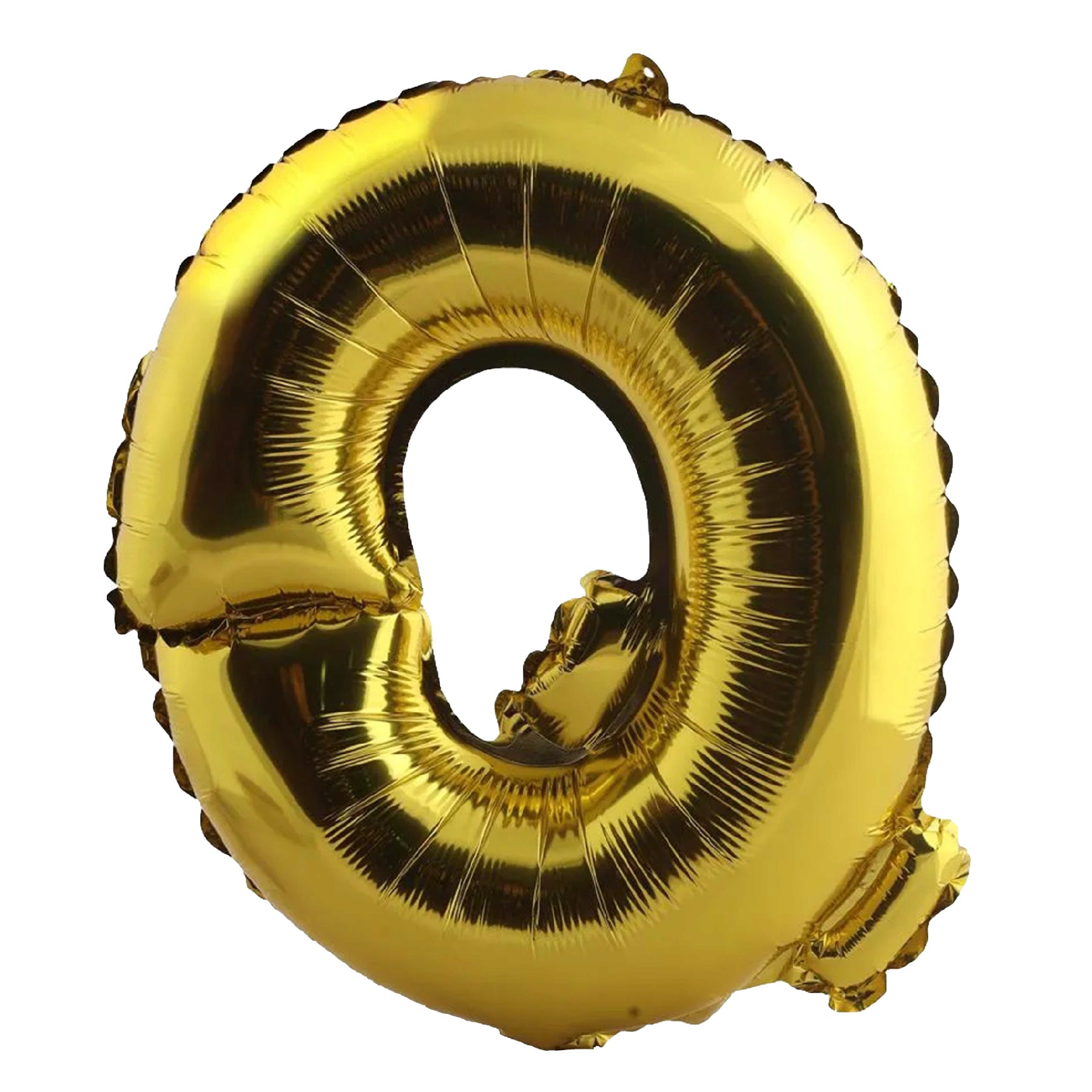 16" Letter Q Golden Balloon