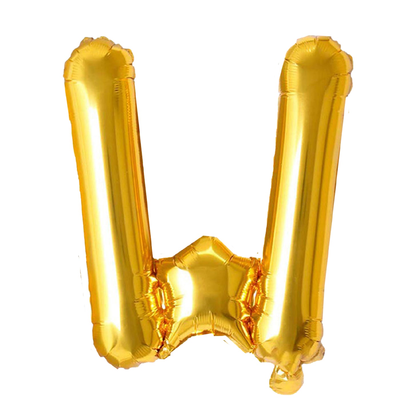 16" Letter W Golden Balloon