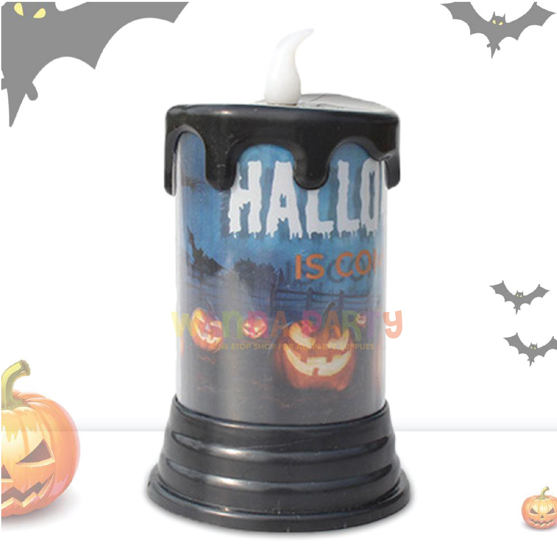 Light Up Halloween Candle