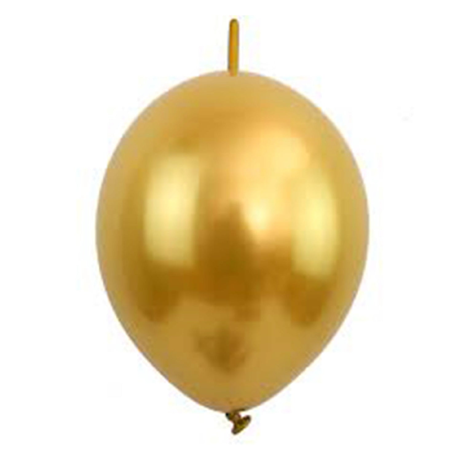 12" Linking Balloon Metallic Gold