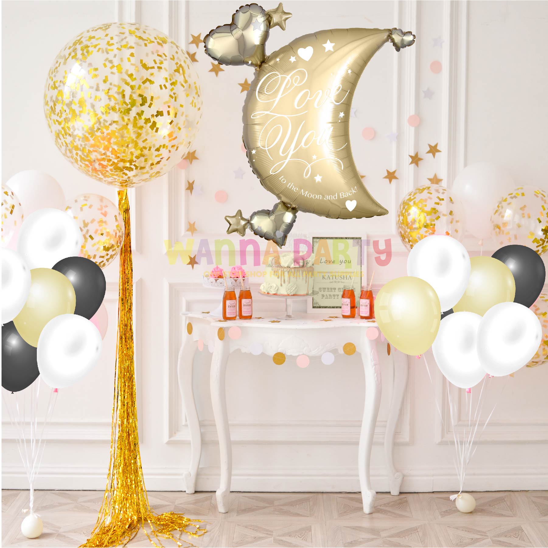 To The Moon & Back Shop Balloon Pack, 27 X 32"