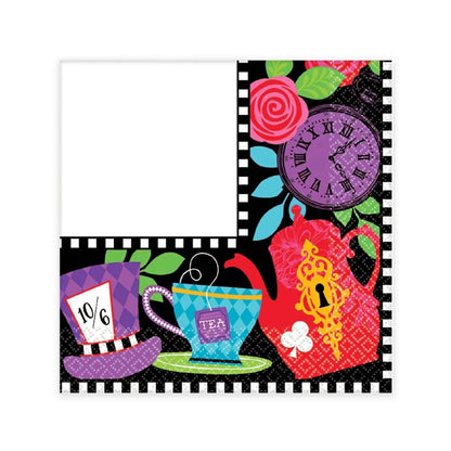 Wonderland Tea Party Napkins - 16PC