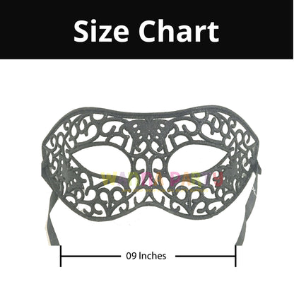 Masquerade Men Mask Black